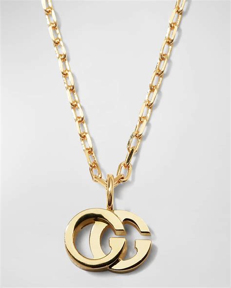 gucci running g necklace|18k White Gold GG Running Necklace .